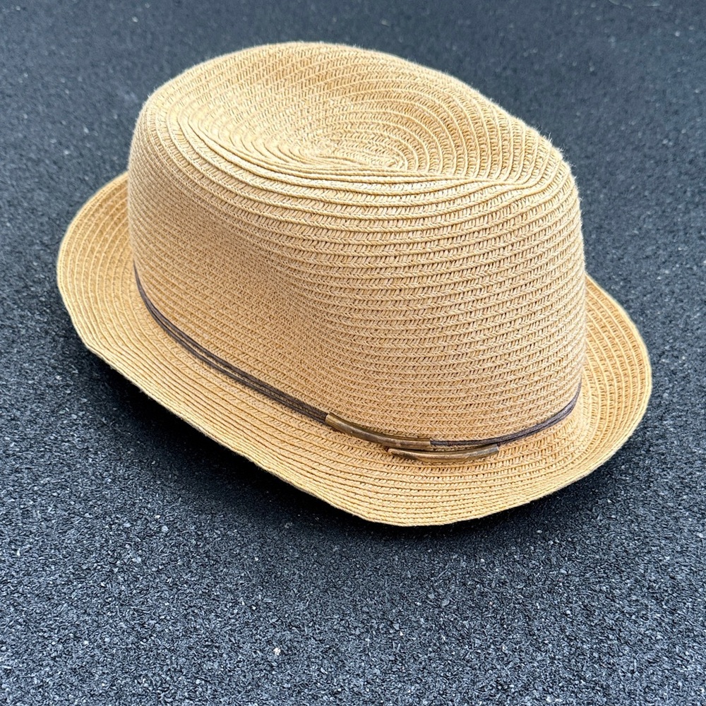 Nine West Beige Straw Hat